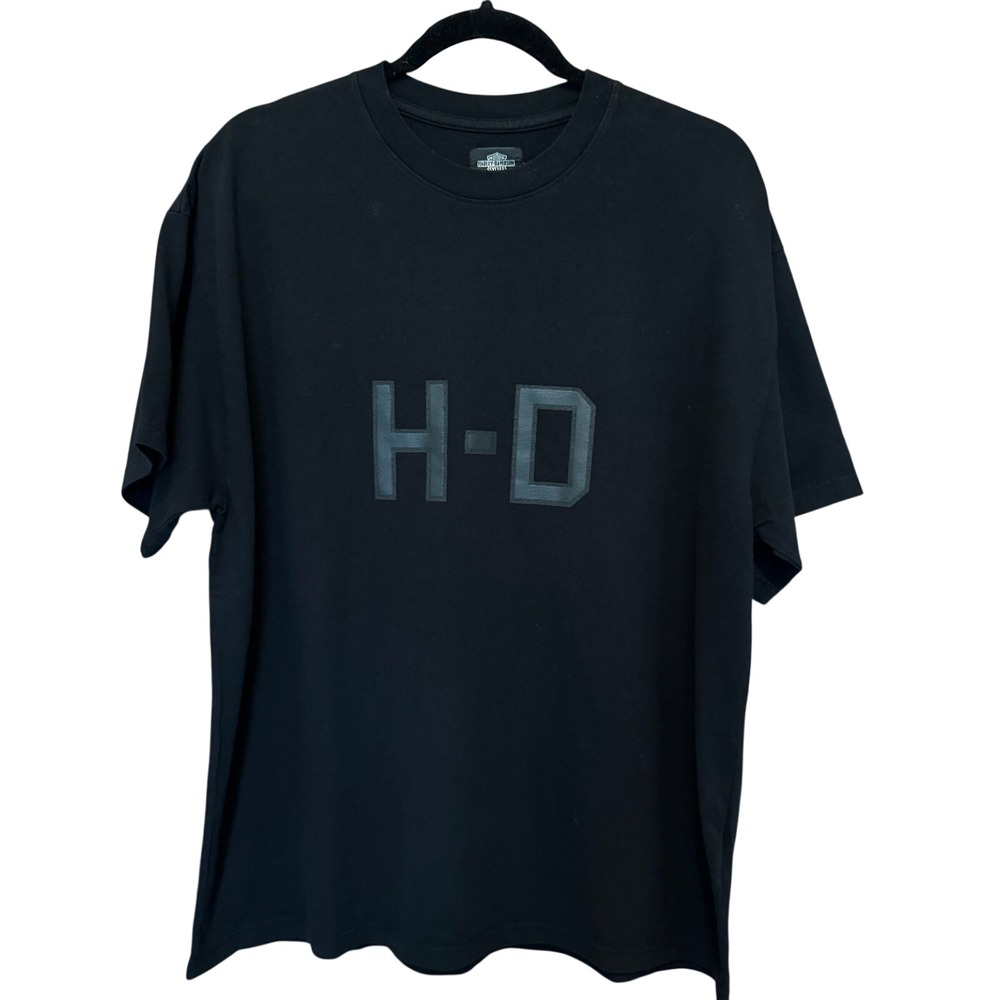 Harley Davidson Logo Boxy Tee Large NWT H-D Originals‎ Moto USA Biker Casual